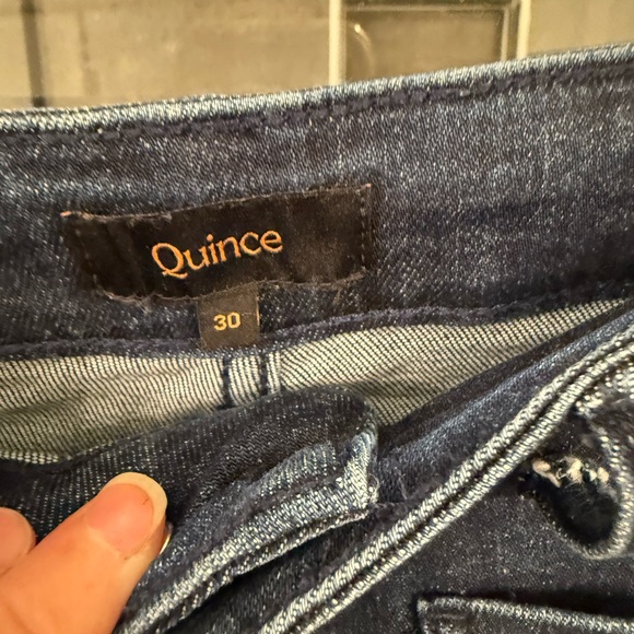 Quince Deep Blue Denim Jeans - Picture 2 of 3